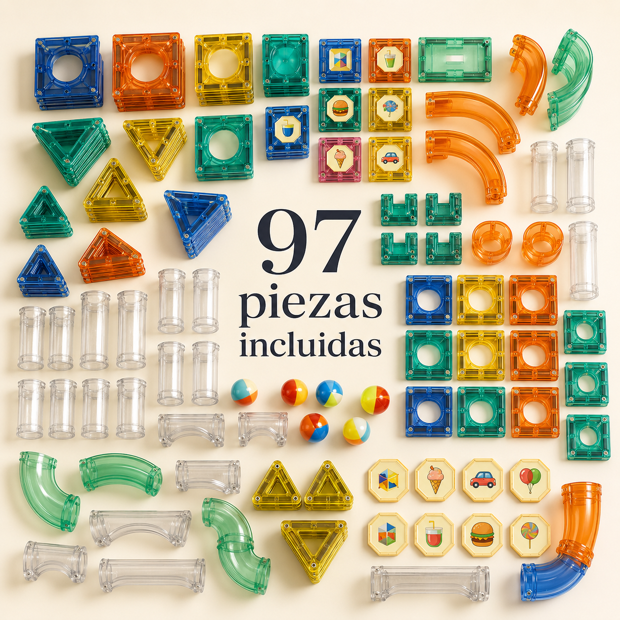 Bloques Magnéticos Montessori