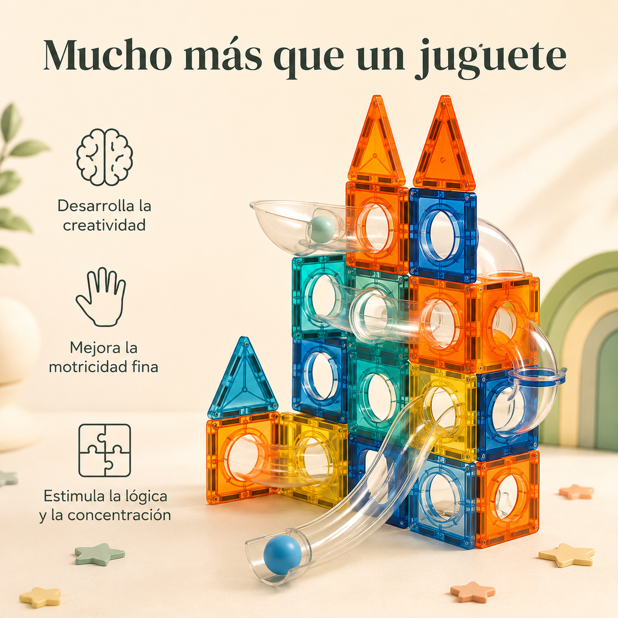 Bloques Magnéticos Montessori